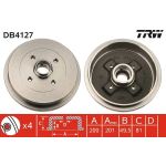 TRW | Bremstrommel | DB4127
