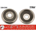 TRW | Bremstrommel | DB4300